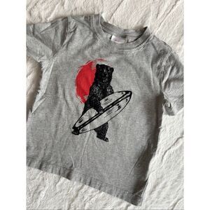 Hanna Andersson Bear short sleeve shirt 4T